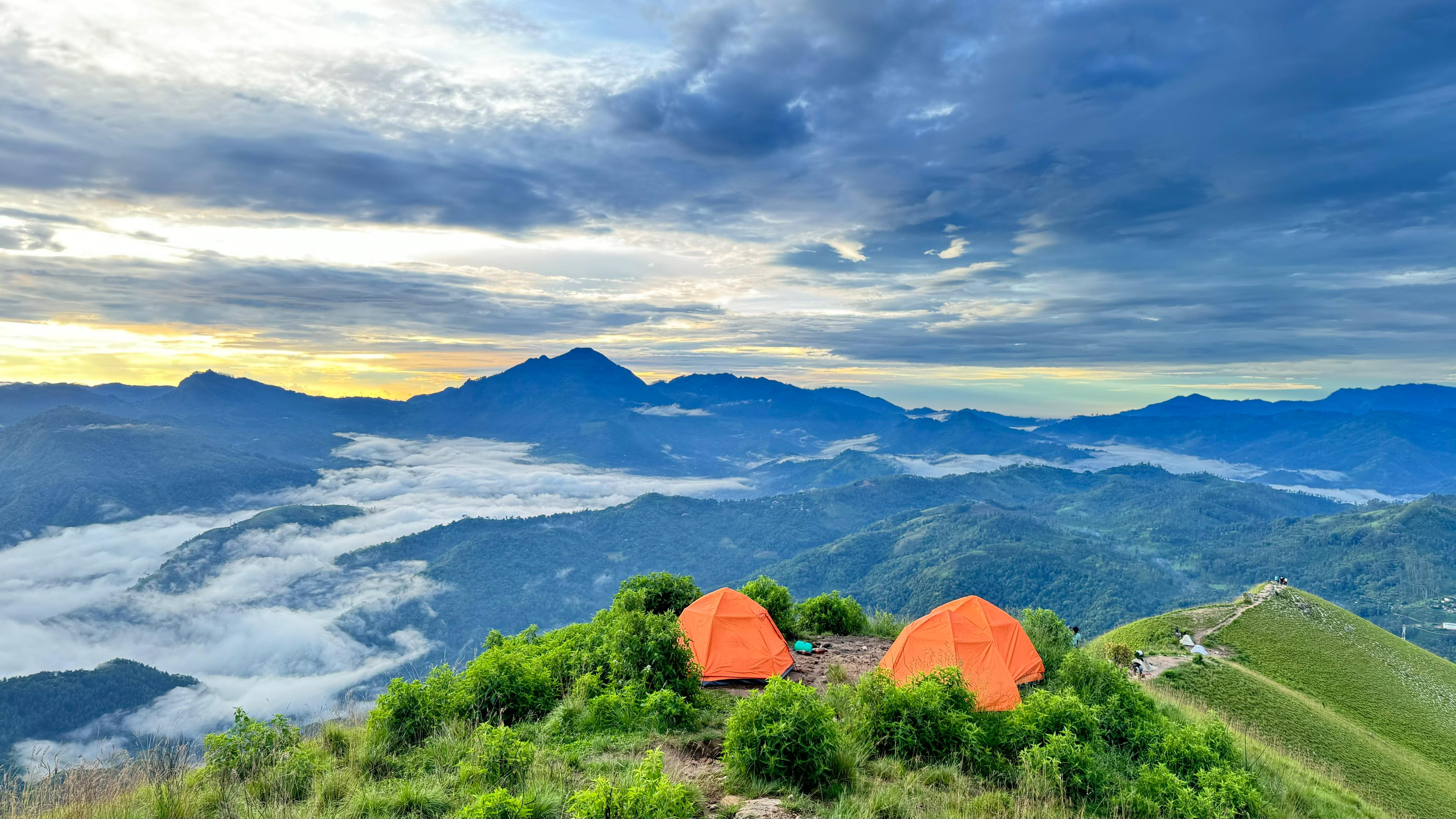 First Camping on a Hill, Narangala Sri Lanka